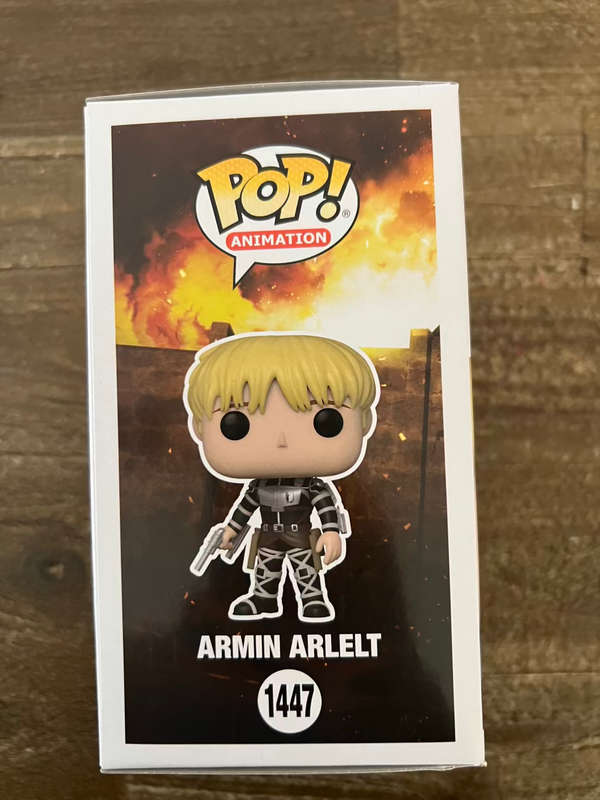 ARMIN ARLELT!! ATTACK ON TITAN!! FUNKO POP!!