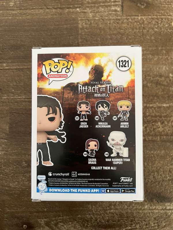 EREN JAEGER!! ATTACK ON TITAN!! FUNKO POP!!