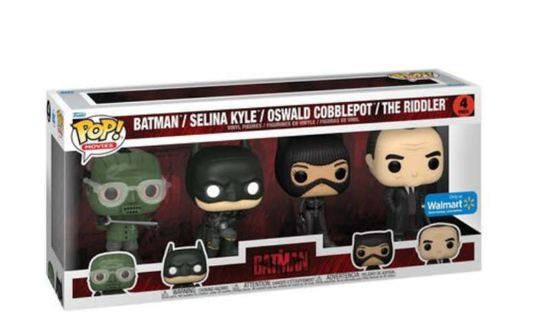 BATMAN 4 PACK!!BATMAN!!FUNKO!! WALMART EXCLUSIVE!!