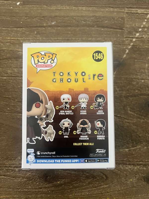 HINAMI FUEGUCHI!!TOKYO GHOUL!!FUNKO POP!!GLOW CHASE!