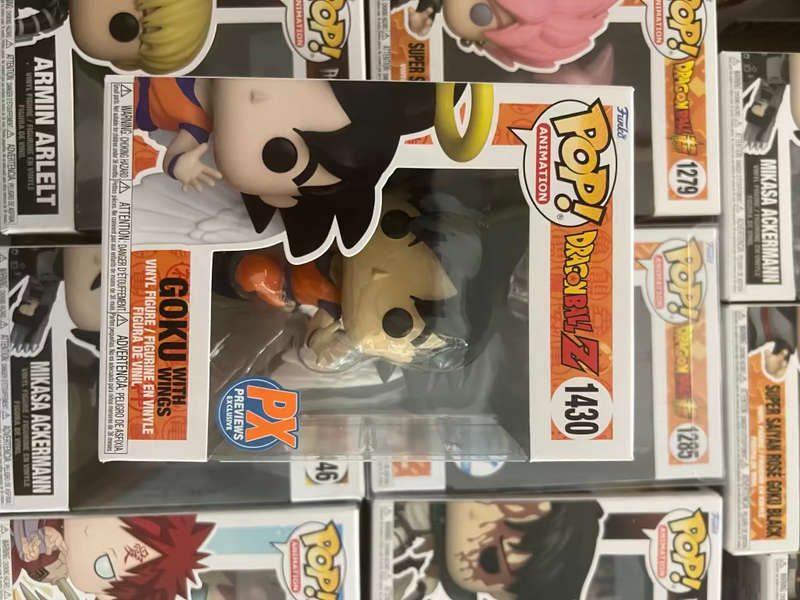 GOKU WITH WINGS, DRAGON BALL Z, FUNKO POP, PX EXCLUSIVE!!