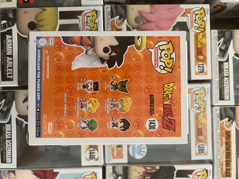 GOKU WITH WINGS, DRAGON BALL Z, FUNKO POP, PX EXCLUSIVE!!