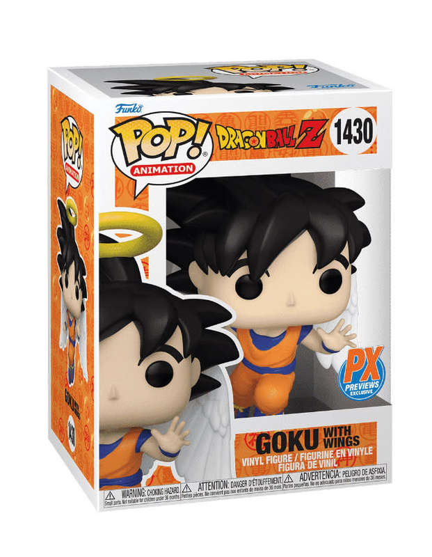 GOKU WITH WINGS, DRAGON BALL Z, FUNKO POP, PX EXCLUSIVE!!