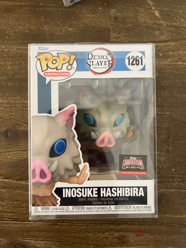 INOSUKE HASHIBIRA!! DEMON SLAYER!! FUNKO POP!! TARGETCON EXCLUSIVE!!