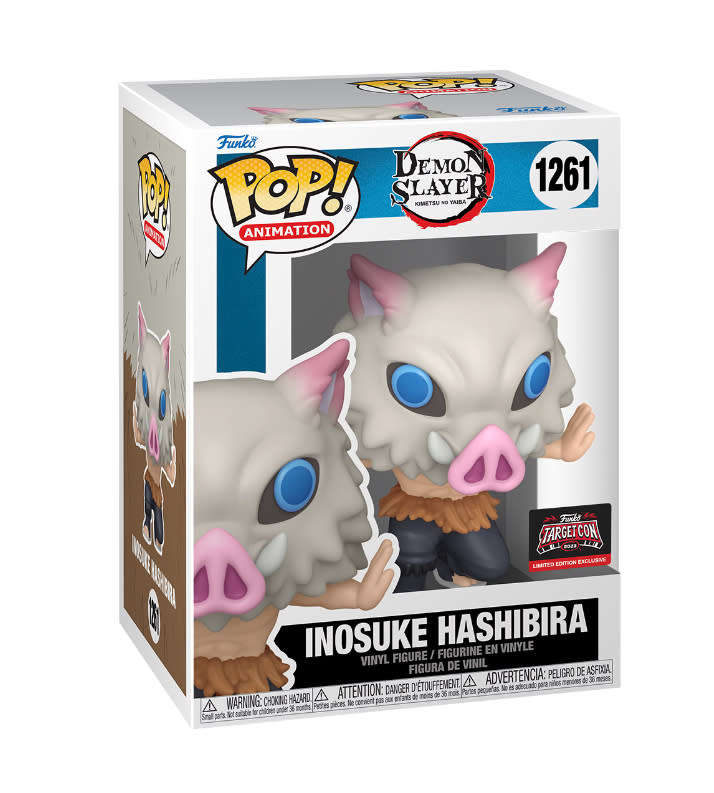 INOSUKE HASHIBIRA!! DEMON SLAYER!! FUNKO POP!! TARGETCON EXCLUSIVE!!