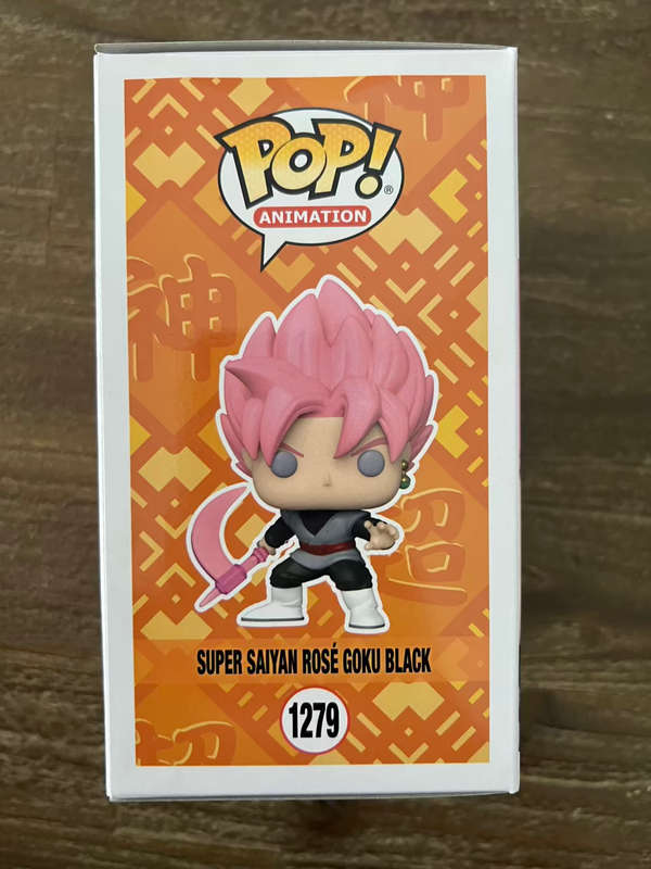 SUPER SAIYAN ROSÉ GOKU BLACK!!DBZ!!FUNKO POP!! EE EXCLUSIVE!! GITD!!