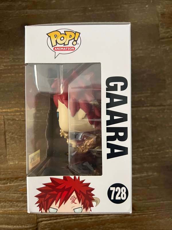 GAARA, NARUTO, FUNKO POP, HOT TOPIC EXCLUSIVE, METALLIC