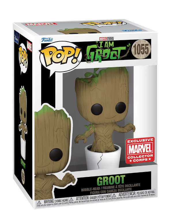 GROOT!!GROOT!!FUNKO POP!! MARVEL COLLECTORS EXCLUSIVE!!