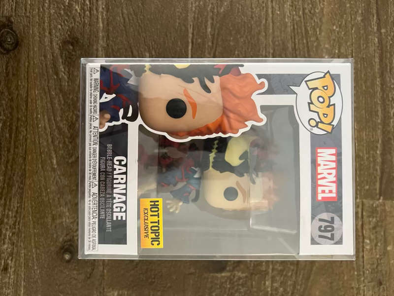 CARNAGE!!MARVEL!!FUNKO POP!! HOT TOPIC EXCLUSIVE!!!