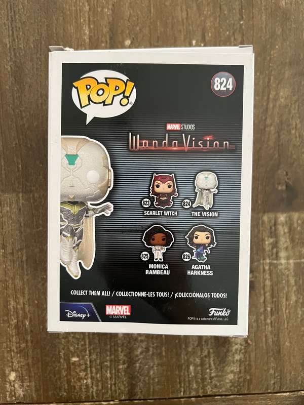 THE VISION!!WANDA VISION!!FUNKO POP!!DIAMOND COLLECTION!!BAM EXCLUSIVE!!