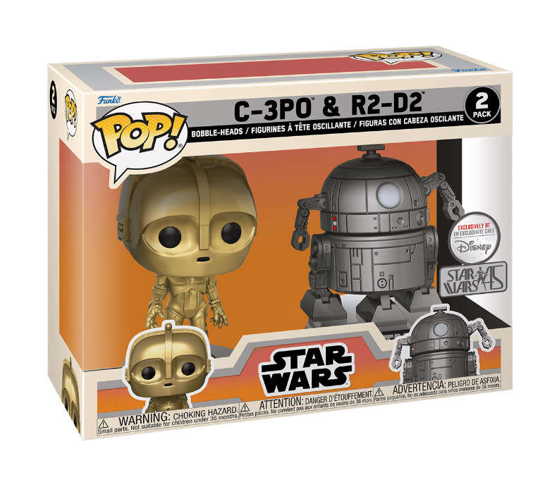 C-3PO & R2-D2!!STAR WARS!! FUNKO POP!! DISNEY EXCLUSIVE!! 2 PACK