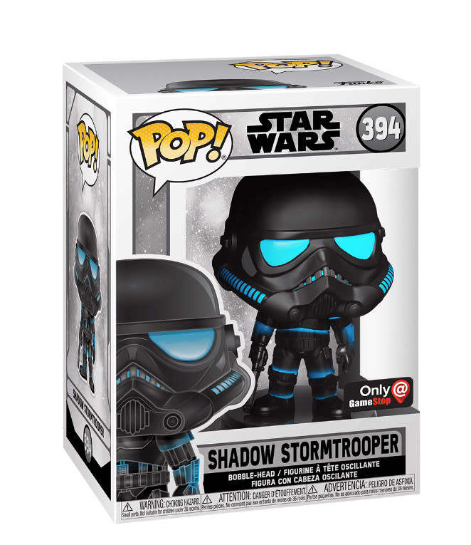 SHADOW STORMTROOPER!! STAR WARS!!FUNKO POP!! GAMESTOP EXCLUSIVE!!