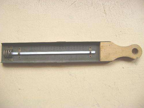 VINTAGE ENGLAND BAKING THERMO FROM BOIL TO CARAMEL BRASS