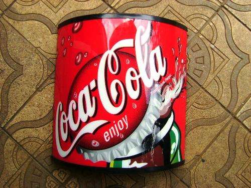 LARGE COCA-COLA HALF BUBBLE LIGHT WALL MOUNT