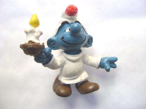 1979 PEYO SCHLEIGH CANDLE SMURF