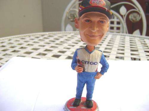 COCA-COLA RACING JEFF BURTON FIGURE BOBBING HEAD