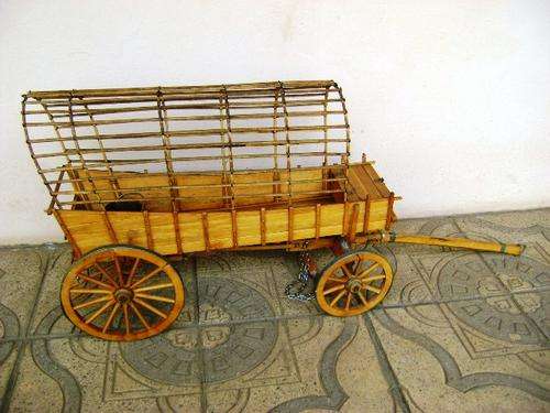 VINTAGE FINE DETAIL BOER'S OX-WAGON MODEL
