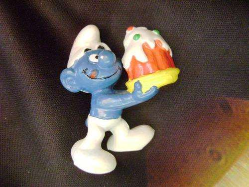 VINTAGE 1978 PEYO SCHLEIGH HK PUDDING SMURF