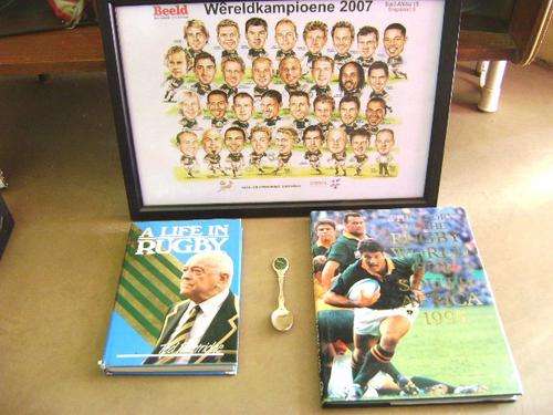 1995 -2007 SOUTH AFRICA RUGBY WORLD CUP MEMORABILIA LOT