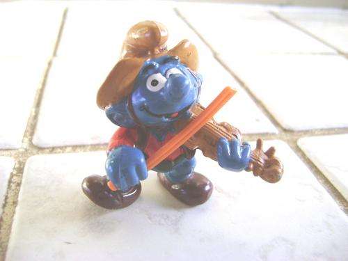 VINTAGE 1983 PEYO WB FIDDLER SMURF
