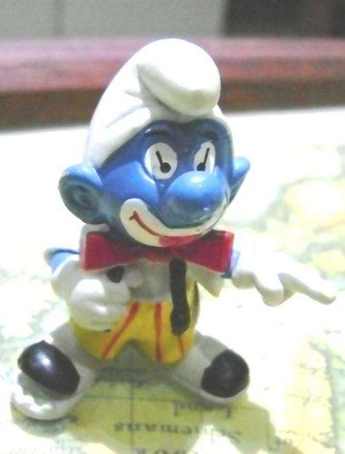 VINTAGE 1980  PEYO SCHLEIGH PORTUGAL CLOWN SMURF