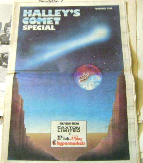 1986 HALEY'S COMET SUPPLEMENT NEWSPAPER