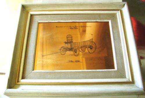 THE RAREST 1938 ORIGINAL GROOT TREK PLAQUE EVER OFFERED TO SERIOUS AFRICANA COLLECTORS