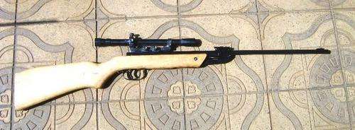 VINTAGE MILBRO G23 AIR RIFLE MADE IN BRITAIN WITH DIANA TELESCOPE