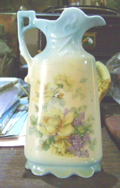 VINTAGE FLORAL GERMAN JUG