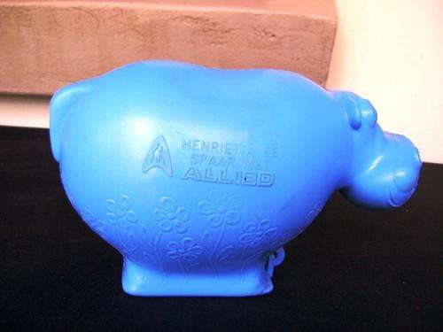 VINTAGE ALLIED HIPPO PIGGY BANK