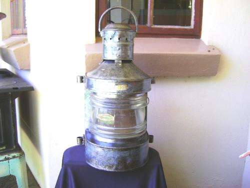 RARE 1954 SHIP'S LANTERN IN GALVANIZE