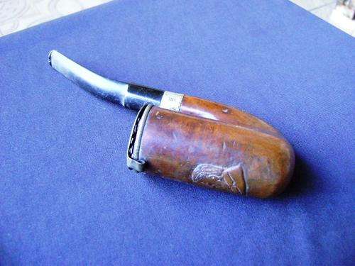 BOER WAR CARVED  OOM PAUL PIPE CIRCA 1900