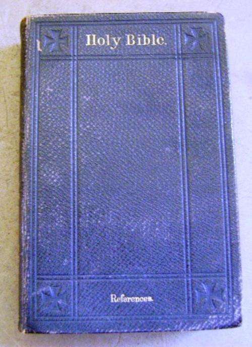 1871 HOLY BIBLE REFERENCES OLD AND NEW TESTAMENT GLASGOW