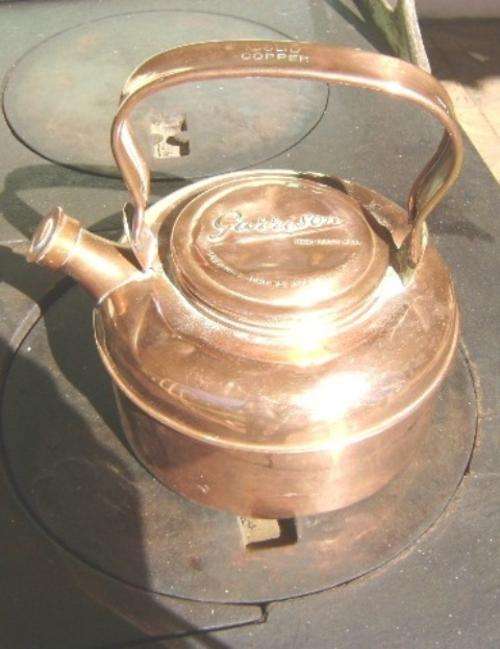 1920 GARRISON COPPER CAMPING KETTLE WITH SCREW TOP