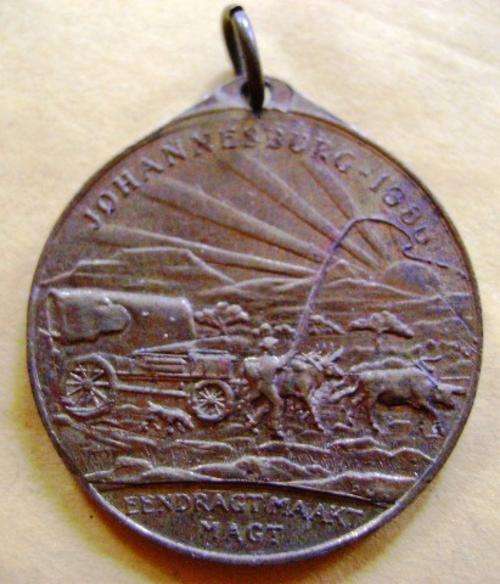 1936 JOHANNESBURG EENDRAG MAAK MAG MEDALLION