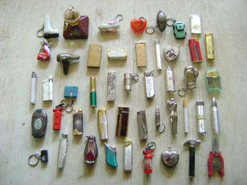 COLLECTION OF 46 VINTAGE LIGHTERS