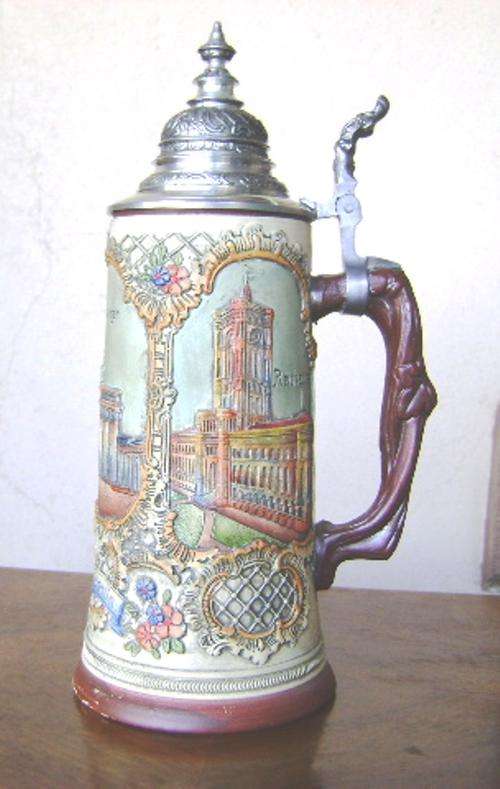 ORIGINAL THEWALT WEST GERMANY STEIN MUG LIMITED EDITION 412/5000