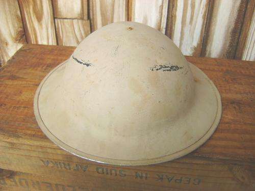 WW 2 DESERT RAT HELMET SA MK II ISSUE WITH 3 SMALL HOLES