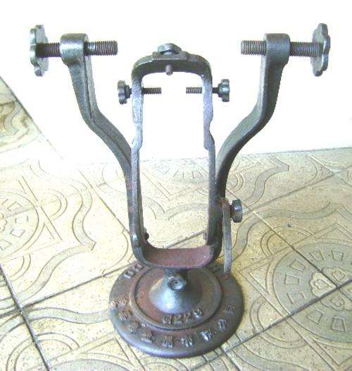 OLD CAST IRON CHIA NAN CO  WHEEL ASSEMBLY/BALANCING  STAND