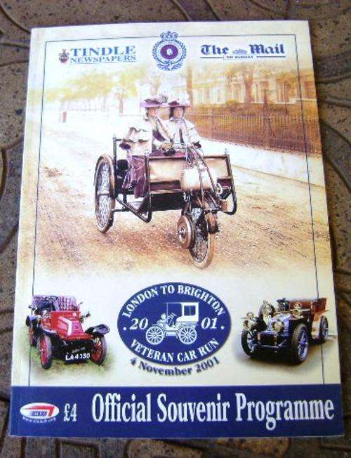 LONDON TO BRIGHTON OFFICIAL PROGRAMME 2001