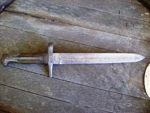 WW 1 ITALIAN MOD 1871/87 VETTERLI TORINO BAYONET FOR 1870 VETTERLI BOLT ACTION RIFLE INFANTRY