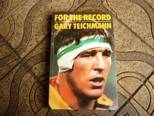 FOR THE RECORD GARY TEICHMANN SIGNED RUGBY BOOK