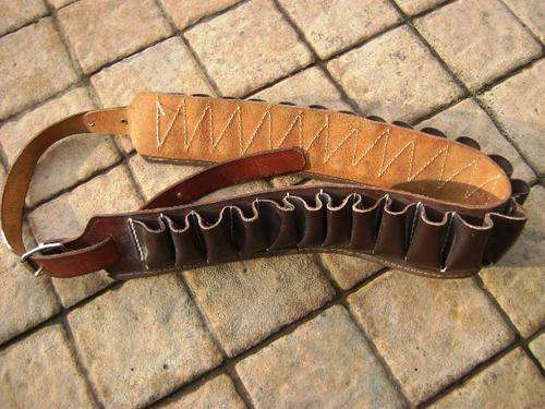 GREAT LEATHER 12 G SHOTGUN SHELL BELT