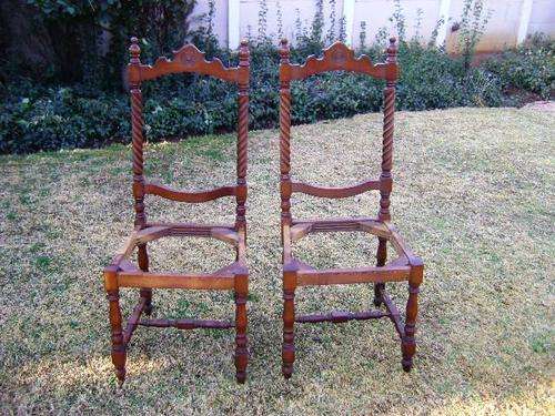 VINTAGE HIGH BACK TWIST CHAIRS FOR YOUR OWN CREATION.