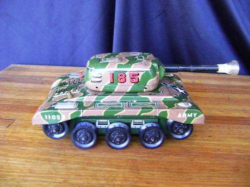 RARE ALPS JAPAN TINPLATE US TANK