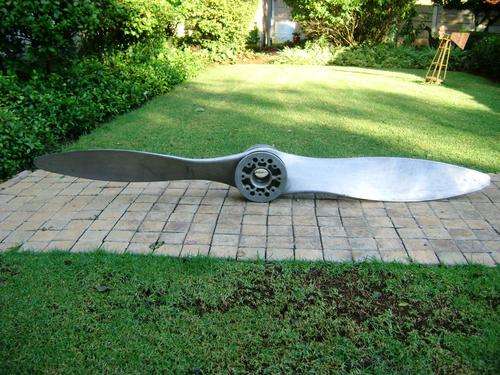 VINTAGE ALUMINIUM CHEETAH IX 7 CYLINDER RADIAL ENGINE PROPELLER. FITS WW 2 AVRO ANSON OR OXFORD AIRP