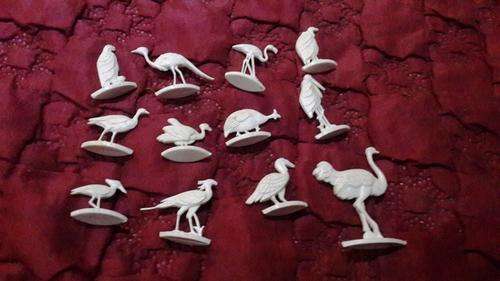 VINTAGE FANTA BIRD FIGURINES X 12