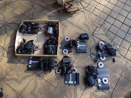 CARRERA SLOT CAR SET POWER PACK , 2 REMOTES AND LAP COUNTER