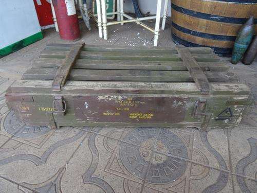 LARGE AMMO CRATE IN GOOD CONDITION.