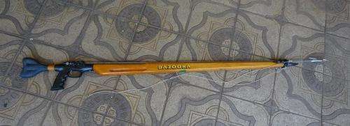 VINTAGE 1970'S AUSTRALIAN WOODY UNDERSEA BAZOOKA SPEARGUN